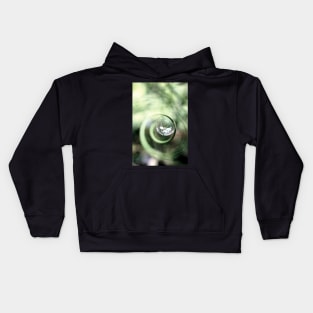 Macro bubble photography Kids Hoodie